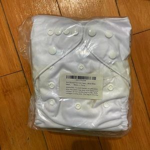 UNOPENED WHITE REUSABLE DIAPERS by Nora’s Nursery